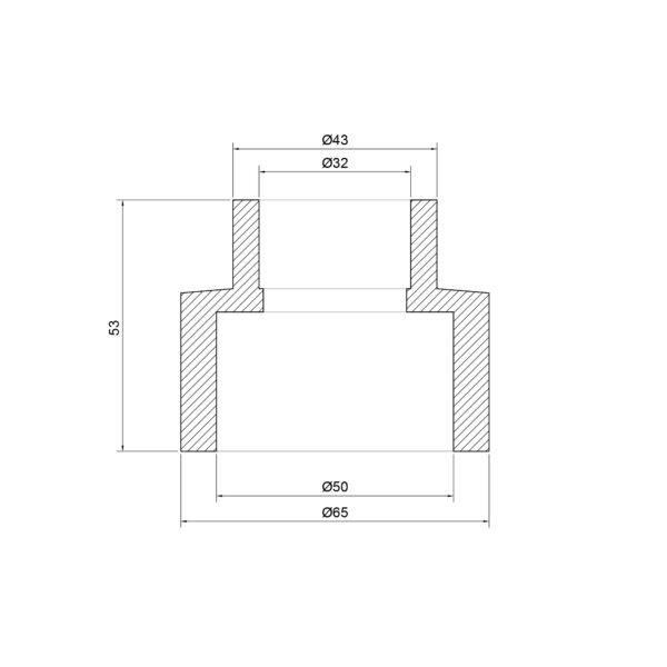 Муфта PPR Thermo Alliance 50х32 Муфта PPR Thermo Alliance 50х32