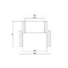 Муфта PPR Thermo Alliance 50х40 Муфта PPR Thermo Alliance 50х40