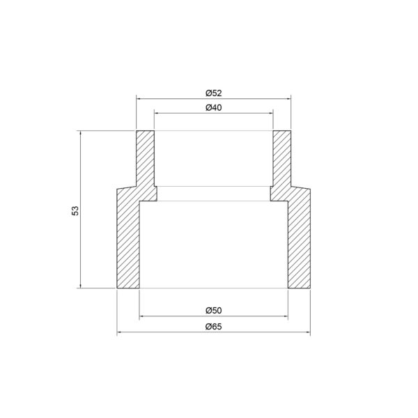 Муфта PPR Thermo Alliance 50х40 Муфта PPR Thermo Alliance 50х40