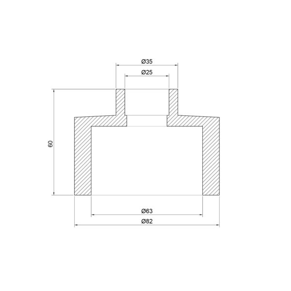Муфта PPR Thermo Alliance 63х25 Муфта PPR Thermo Alliance 63х25