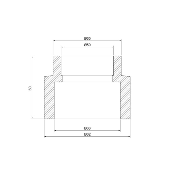 Муфта PPR Thermo Alliance 63х50 Муфта PPR Thermo Alliance 63х50