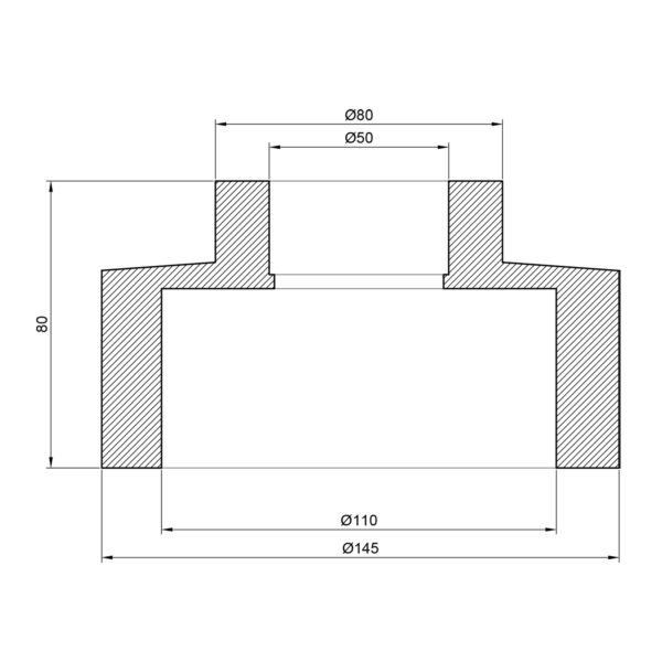 Муфта PPR Thermo Alliance 110х50 Муфта PPR Thermo Alliance 110х50