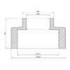 Муфта PPR Thermo Alliance 110х63 Муфта PPR Thermo Alliance 110х63