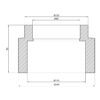 Муфта PPR Thermo Alliance 110х90 Муфта PPR Thermo Alliance 110х90