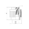 Муфта PPR Thermo Alliance 32х1" ВР