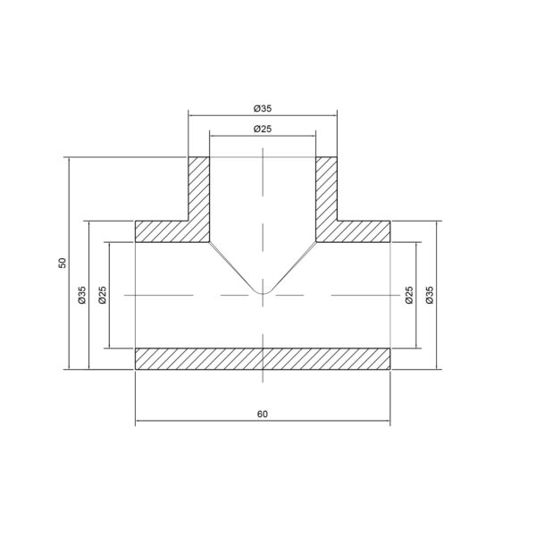 Трійник PPR Thermo Alliance 25 Трійник PPR Thermo Alliance 25