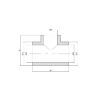Трійник PPR Thermo Alliance 32х25х32 Трійник PPR Thermo Alliance 32х25х32