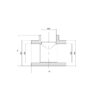 Трійник PPR Thermo Alliance 40х32х40 Трійник PPR Thermo Alliance 40х32х40