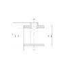Трійник PPR Thermo Alliance 63х20х63 Трійник PPR Thermo Alliance 63х20х63