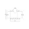 Трійник PPR Thermo Alliance 90х40х90 Трійник PPR Thermo Alliance 90х40х90