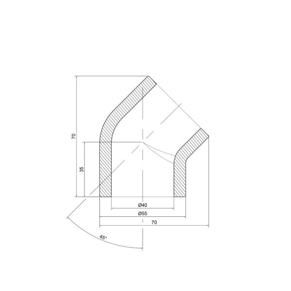 Кутик PPR Thermo Alliance 40, 45°