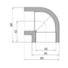 Кутик PPR Thermo Alliance 40, 90° Кутик PPR Thermo Alliance 40, 90°