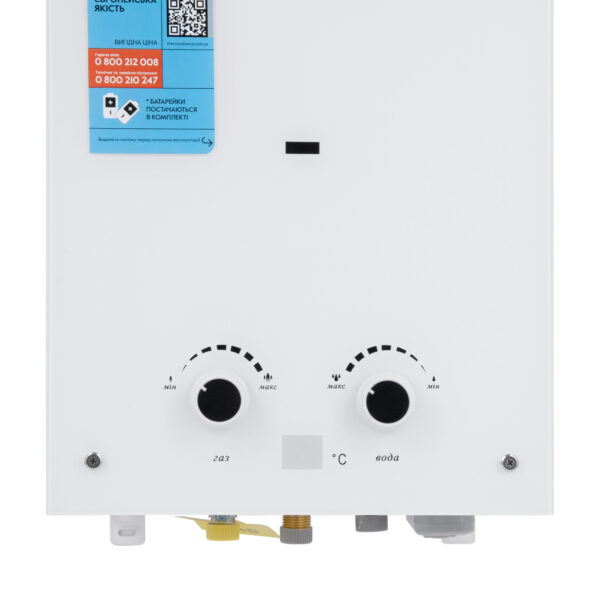 Колонка газова димохідна Thermo Alliance JSD20-10GE 10 л панель скляна White Колонка газова димохідна Thermo Alliance JSD20-10GE 10 л панель скляна White