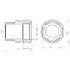Муфта обжимная Thermo Alliance Forte 20х1/2" ЗР SF172W2015 Муфта обтискна Thermo Alliance Forte 20х1/2" ЗР SF172W2015