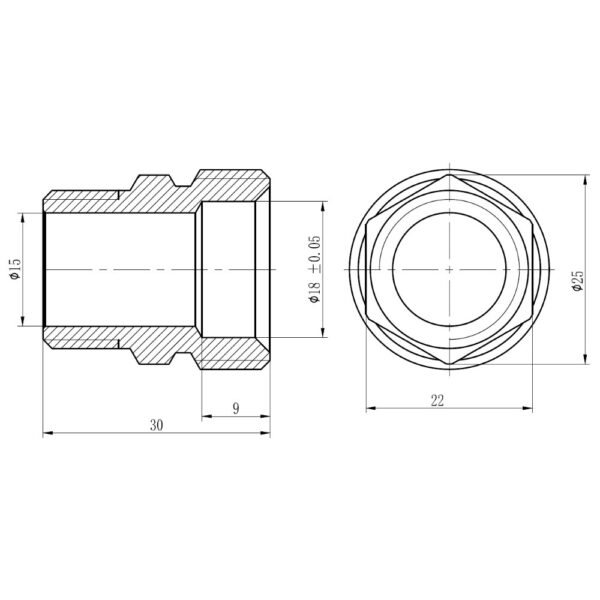 Муфта обжимная Thermo Alliance Forte 20х1/2" ЗР SF172W2015 Муфта обтискна Thermo Alliance Forte 20х1/2" ЗР SF172W2015
