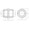 Муфта обжимная Thermo Alliance Forte 20х3/4" ЗР SF172W2020 Муфта обтискна Thermo Alliance Forte 20х3/4" ЗР SF172W2020