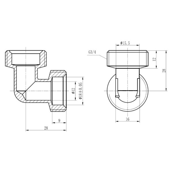 Кут обтискний Thermo Alliance Forte 20 SF173W2020 Кут обтискний Thermo Alliance Forte 20 SF173W2020