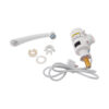 Проточный кран-водонагреватель кухонный для кухни Lidz Warm 057 LDWAR057WCR24983 White / Chrome Проточний кран-водонагрівач кухонний для кухні Lidz Warm 057 LDWAR057WCR24983 White / Chrome