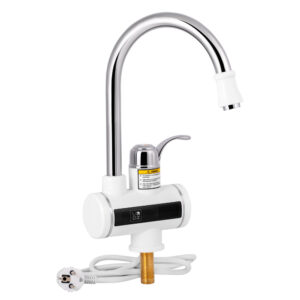 Проточный кран-водонагреватель кухонный для кухни Lidz Warm 058 LDWAR058WCR24985 White/Chrome Проточний кран-водонагрівач кухонний для кухні Lidz Warm 058 LDWAR058WCR24985 White / Chrome