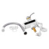 Проточный кран-водонагреватель кухонный для кухни Lidz Warm 058 LDWAR058WCR24985 White/Chrome Проточний кран-водонагрівач кухонний для кухні Lidz Warm 058 LDWAR058WCR24985 White / Chrome
