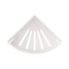 Полочка угловая Qtap Police пластиковая QTPL01 White Полиця кутова Qtap Police пластикова QTPL01 White
