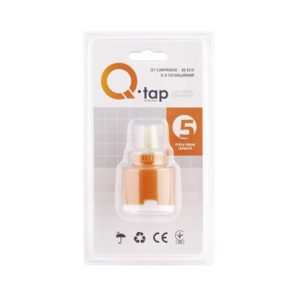 Картридж для змішувача Qtap Spojeni 35 мм QT35MMECO Картридж для змішувача Qtap Spojeni 35 мм QT35MMECO