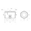 Нипель удлиненный Thermo Alliance Forte 1/2" SF35815L Ніпель подовжений Thermo Alliance Forte 1/2" SF35815L