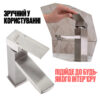 Смеситель для раковины Lidz Kubis 001F (k35) LDKUB001FNKS28534 Nickel Змішувач для раковини Lidz Kubis 001F (k35) LDKUB001FNKS28534 Nickel