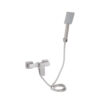 Змішувач для душу Lidz Kubis 010 (з душовим гарнітуром) (k35) LDKUB010NKS28535 Nickel Змішувач для душу Lidz Kubis 010 (з душовим гарнітуром) (k35) LDKUB010NKS28535 Nickel