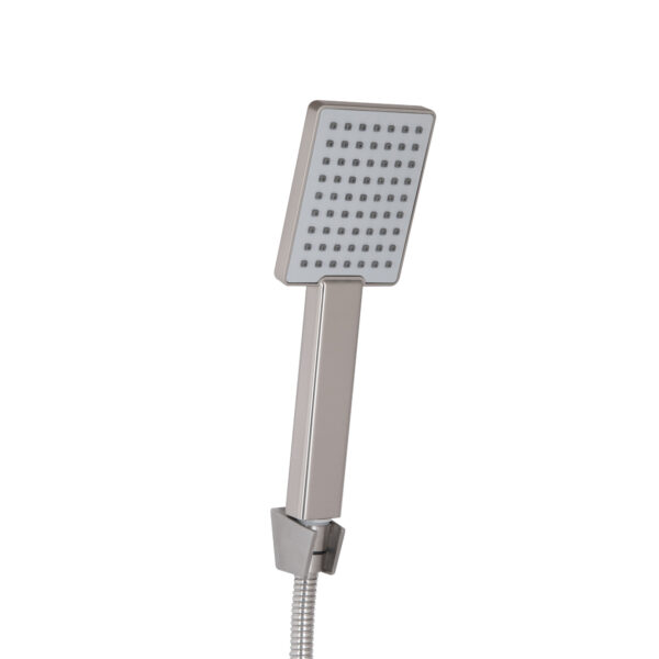 Змішувач для душу Lidz Kubis 010 (з душовим гарнітуром) (k35) LDKUB010NKS28535 Nickel Змішувач для душу Lidz Kubis 010 (з душовим гарнітуром) (k35) LDKUB010NKS28535 Nickel