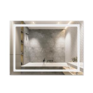 Дзеркало Qtap Mideya (DC-F904) 800х600 з LED-підсвічуванням Touch, з димером QT2078F904W Дзеркало Qtap Mideya (DC-F904) 800х600 з LED-підсвічуванням Touch, з димером QT2078F904W