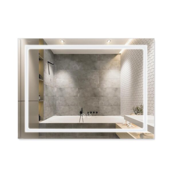 Дзеркало Qtap Mideya (DC-F904) 800х600 з LED-підсвічуванням Touch, з димером QT2078F904W Дзеркало Qtap Mideya (DC-F904) 800х600 з LED-підсвічуванням Touch, з димером QT2078F904W