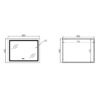 Зеркало Qtap Mideya (DC-F908) 800х600 с LED-подсветкой Touch, с диммером QT2078F908W Дзеркало Qtap Mideya (DC-F908) 800х600 з LED-підсвічуванням Touch, з димером QT2078F908W
