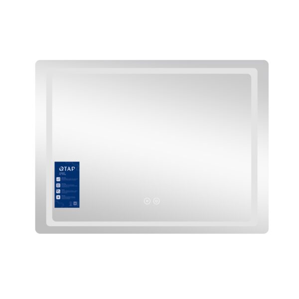 Зеркало Qtap Mideya (DC-F908) 800х600 с LED-подсветкой Touch, с диммером QT2078F908W Дзеркало Qtap Mideya (DC-F908) 800х600 з LED-підсвічуванням Touch, з димером QT2078F908W