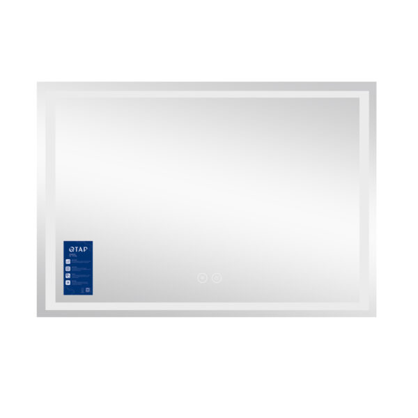 Зеркало Qtap Mideya MI1) 1200х800 с LED-подсветкой Touch, с антизапотеванием, диммером QT2078F613W Дзеркало Qtap Mideya MI1) 1200х800 з LED-підсвічуванням Touch, з антизапотіванням, димером QT2078F613W