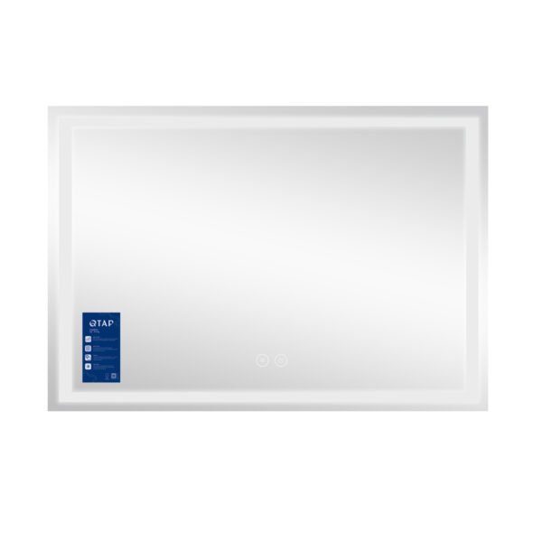 Зеркало Qtap Mideya MI1) 1200х800 с LED-подсветкой Touch, с антизапотеванием, диммером QT2078F613W Дзеркало Qtap Mideya MI1) 1200х800 з LED-підсвічуванням Touch, з антизапотіванням, димером QT2078F613W
