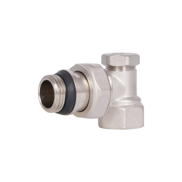 Кран радіаторний Thermo Alliance Base 1/2" ВЗ з антипротіканням кутовий SD229W15 Кран радіаторний Thermo Alliance Base 1/2" ВЗ з антипротіканням кутовий SD229W15