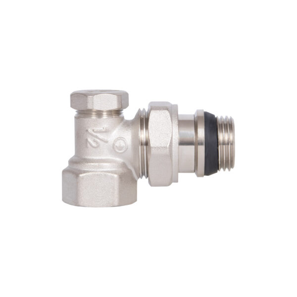 Кран радіаторний Thermo Alliance Base 1/2" ВЗ з антипротіканням кутовий SD229W15 Кран радіаторний Thermo Alliance Base 1/2" ВЗ з антипротіканням кутовий SD229W15
