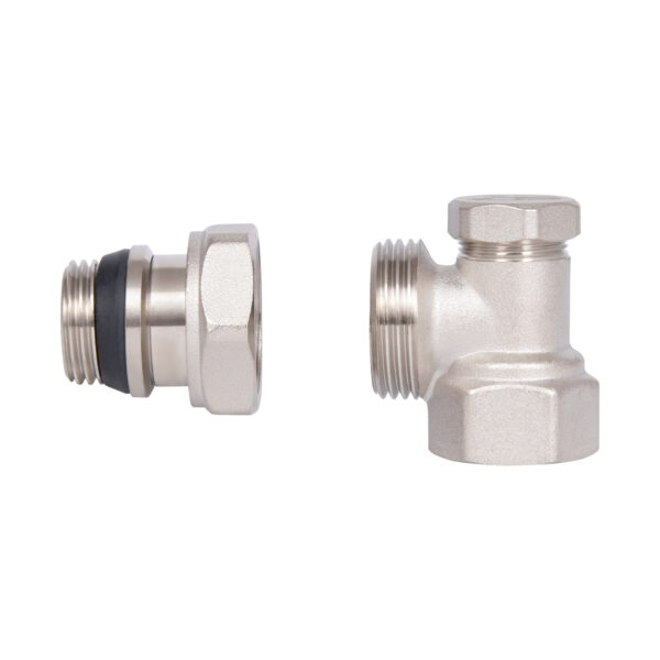Кран радіаторний Thermo Alliance Base 1/2" ВЗ з антипротіканням кутовий SD229W15 Кран радіаторний Thermo Alliance Base 1/2" ВЗ з антипротіканням кутовий SD229W15