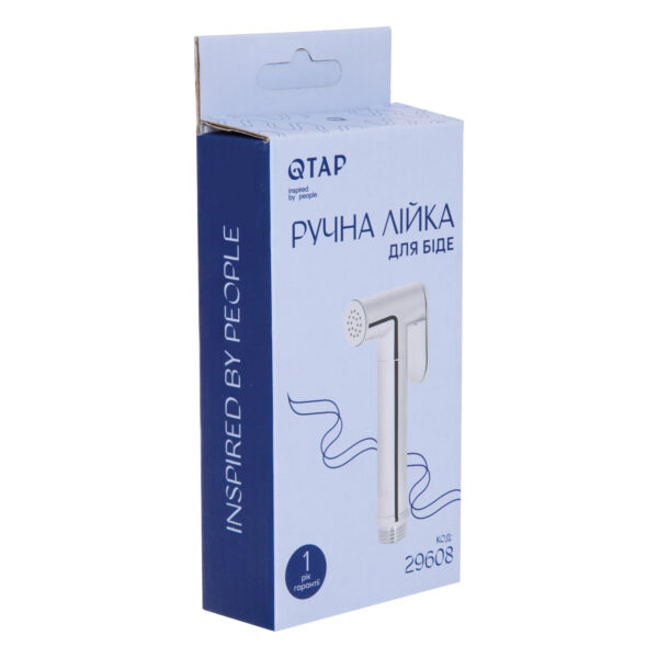 Лійка для гігієнічного душу Qtap Rucni округла QTCRMB020 Chrome (Bidet) Лійка для гігієнічного душу Qtap Rucni округла QTCRMB020 Chrome (Bidet)