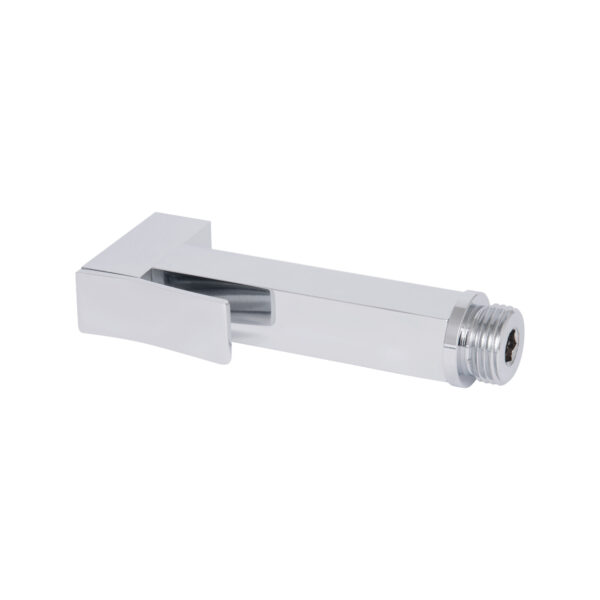 Лійка для гігієнічного душу Qtap Rucni прямоугольна QTCRMB120 Chrome (Bidet) Лійка для гігієнічного душу Qtap Rucni прямоугольна QTCRMB120 Chrome (Bidet)