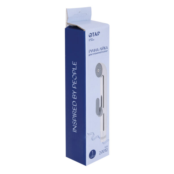 Лійка для гігієнічного душу Qtap Rucni округла QTCRMA021 Chrome/Grey Лійка для гігієнічного душу Qtap Rucni округла QTCRMA021 Chrome/Grey