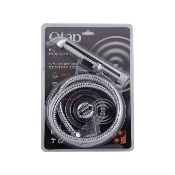 Набор для гігієнічного душу Qtap Inspai-Varius округлий QTSETCRMA021 Chrome/Grey (Set) Набор для гігієнічного душу Qtap Inspai-Varius округлий QTSETCRMA021 Chrome/Grey (Set)