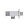 Подключение с держателем для шланга Qtap Spojeni прямоугольное QTCRMBH130 Chrome (Fixsit) Підключення з тримачем для шланга Qtap Spojeni прямоугольне QTCRMBH130 Chrome (Fixsit)