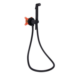 Набор для гигиенического душа Qtap Inspai-Varius округлый QTINSVARBСRV00440001 Black Matt Набор для гігієнічного душу Qtap Inspai-Varius округлий QTINSVARBСRV00440001 Black Matt