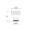 Штуцер с адаптером Thermo Alliance Standart 3/4" ВР SD140W2015 Штуцер с адаптером Thermo Alliance Standart 3/4" ВР SD140W2015
