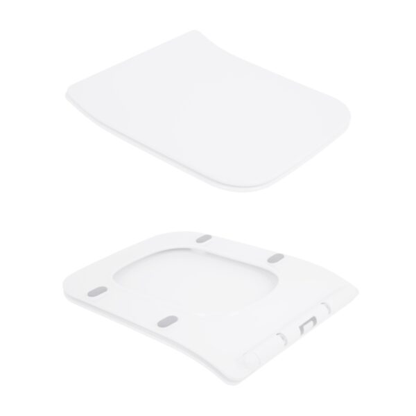 Унітаз підвісний Qtap Crow Rimless безобідковий з сідінням Soft-close QT05335170W Унітаз підвісний Qtap Crow Rimless безобідковий з сідінням Soft-close QT05335170W