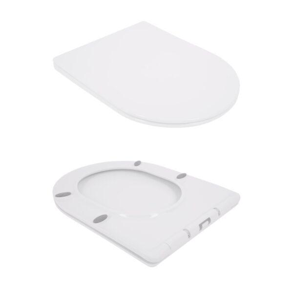 Унітаз підвісний Qtap Jay безобідковий з сідінням Soft-close QT07335176W Унітаз підвісний Qtap Jay безобідковий з сідінням Soft-close QT07335176W