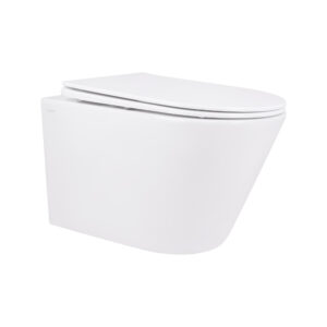Унітаз підвісний Qtap Swan безобідковий з сідінням Soft-close QT16335178W Унітаз підвісний Qtap Swan безобідковий з сідінням Soft-close QT16335178W
