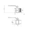 Кран кульовий Icma 3/4" прямий №352 Кран кульовий Icma 3/4" прямий №352